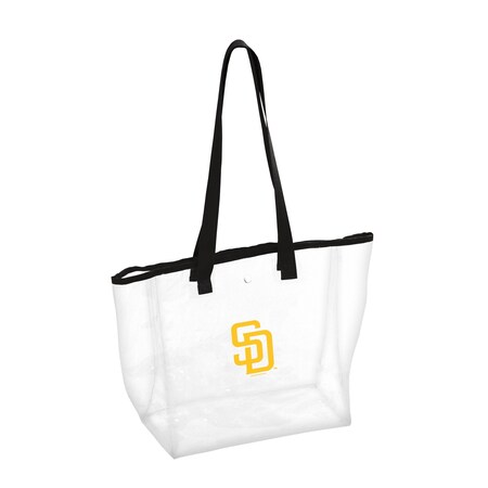 Logo Brands San Diego Padres Black Stadium Clear Bag 524-65P-C1